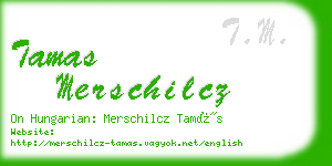 tamas merschilcz business card